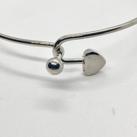 Santa Claus and Christmas Tree Bangle Charm Bracelet - Picture 3 of 6